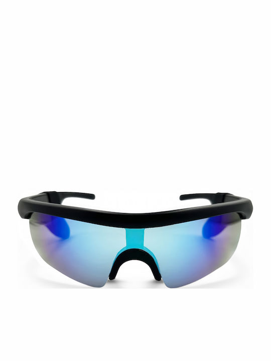 Riverio Unisex Γυαλιά Ηλίου με Μαύρο Σκελετό BG120