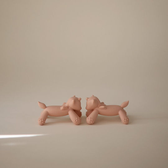 Mushie Silicone Teething Ring for 3 m+
