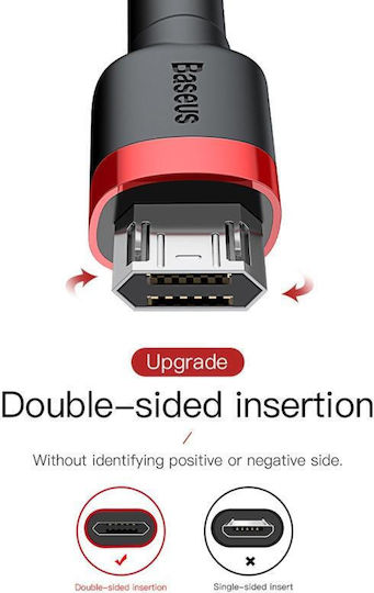 Geflochten USB 2.0 auf Micro-USB-Kabel Gray 1m (SAS6067H) 1Stück