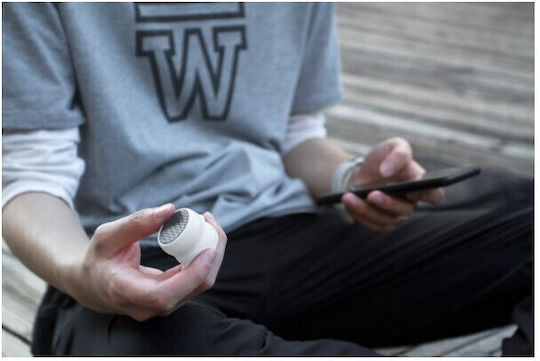 Xoopar Yoyo Stereo Ηχείο Bluetooth 6W με Διάρκεια Μπαταρίας έως 4 ώρες Λευκό