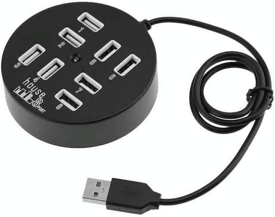 Hub 8 Θυρών USB 2.0 με σύνδεση USB-A