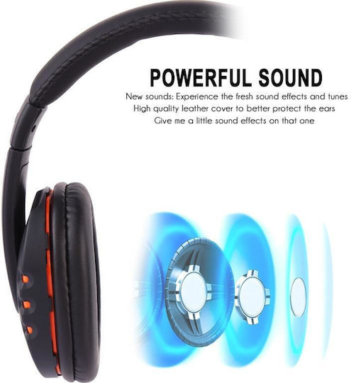 Ovleng X6 Over Ear Gaming Headset με σύνδεση 2x3.5mm Black/Red