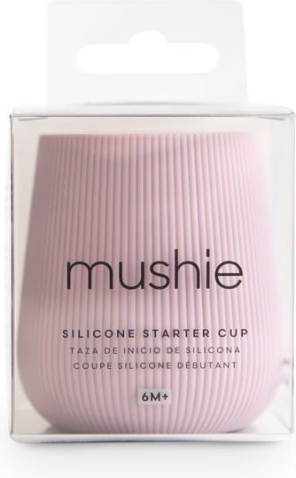 Mushie Παιδικό Ποτηράκι από Σιλικόνη Λιλά 59ml για 6m+
