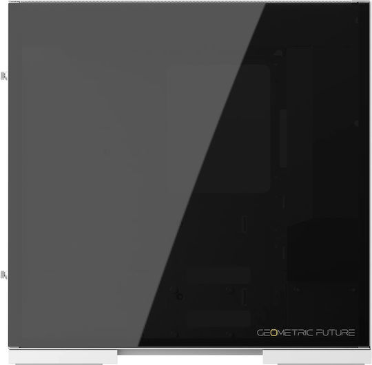 Geometric Future M8 Lohan Gaming Midi Tower Κουτί Υπολογιστή με Πλαϊνό Παράθυρο Λευκό