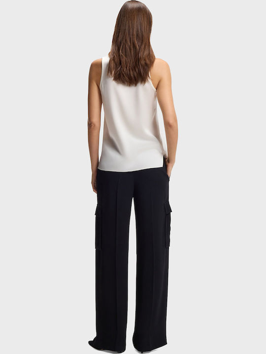 Women's Blouse Sleeveless Off White