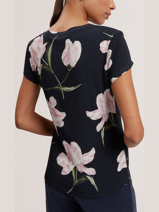 Damen T-Shirt Navy 282513-Navy