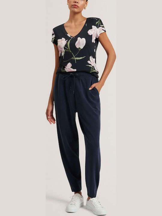 Damen T-Shirt Navy 282513-Navy