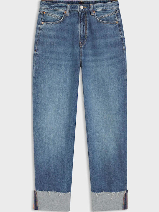 Damenjeans in Ballon-Linie Medium Aged Denim