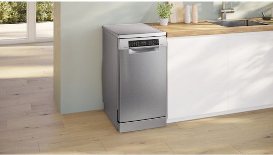 Bosch Mașină de spălat vase independentă pentru 10 seturi de vase L45xÎ84.5cm Inox