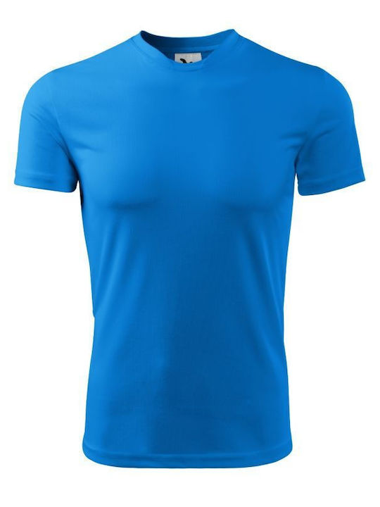Malfini Мъжка рекламна тениска Snorkel Blue