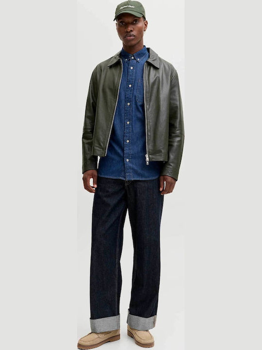Jack & Jones Camasa Denim Medium Aged Denim