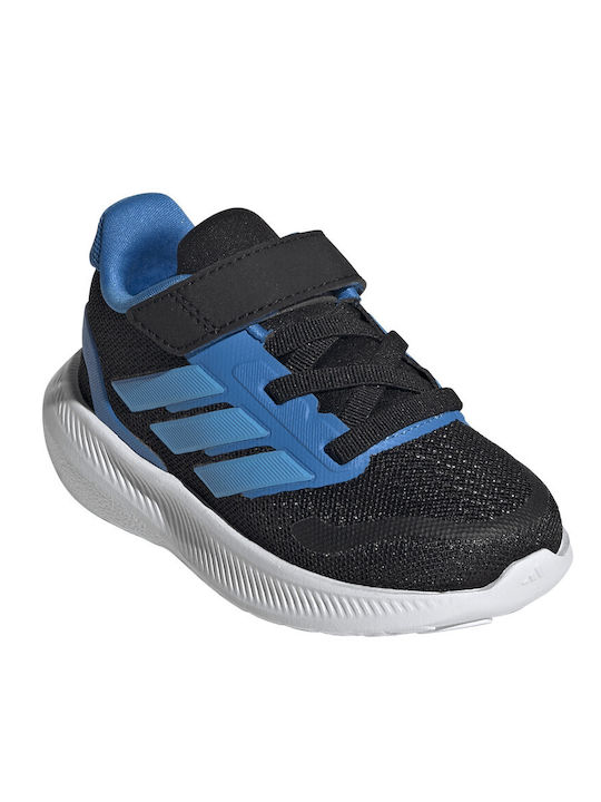 Runfalcon 5 El I Kids Sports Shoes Running with Hoop & Loop Closure Black