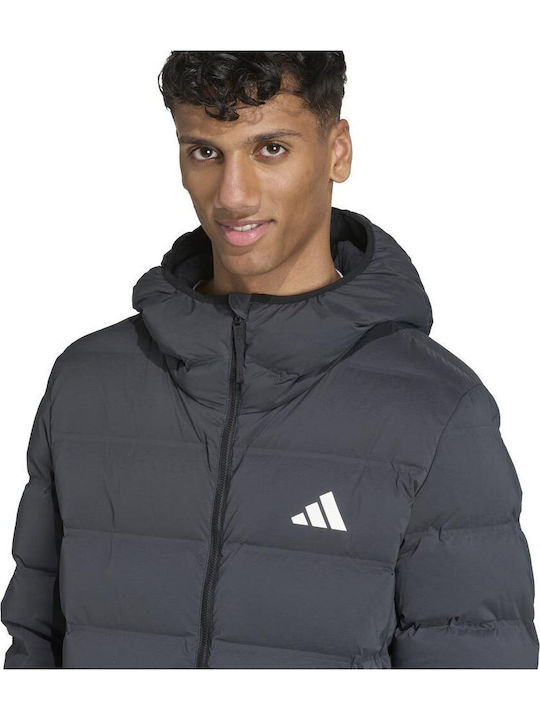 Helionic Hooded Down Мъжко Яке Puffer Черно