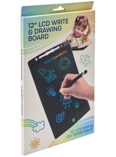 Lcd Drawing Tablet 12 LCD Elektronisches Notizbuch Schwarz