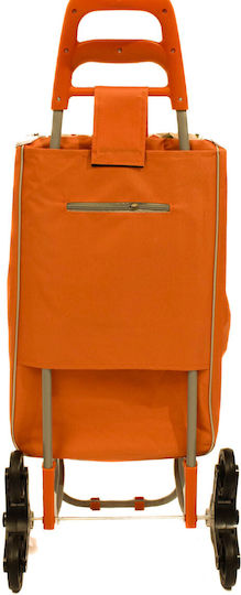 Shopping Trolley Orange 42x32x96cm
