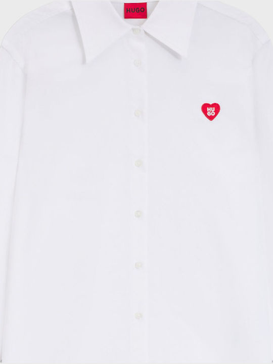 Erselia Women's Long Sleeve Shirt White