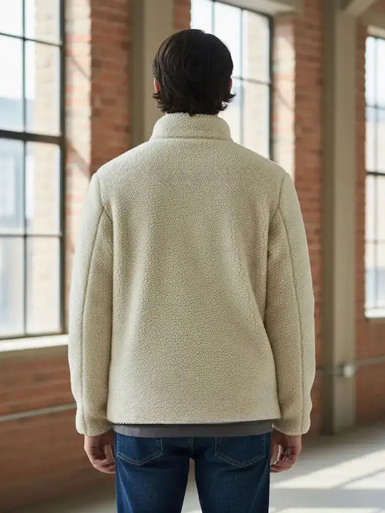Ανδρική Ζακέτα Fleece Μπεζ