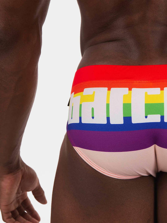 Ανδρικό Μαγιό Slip Rainbow - Πολύχρωμο