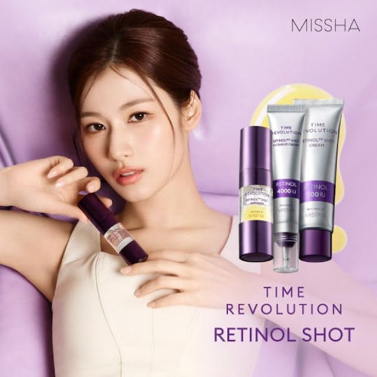 Missha Time Revolution Retinol Shot 500 Light Cream Face Day 60ml