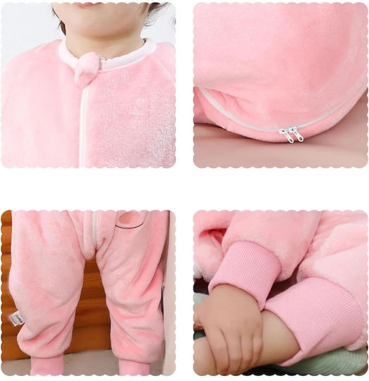 Queen Mother Winter Schlafsack mit Füßen Pink