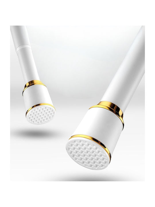 Meisenberg Pliabil Metalic Galerie pentru perdele Simplu Φ32mm 87-120buc White