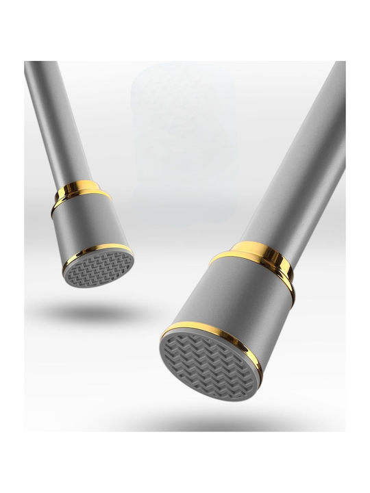 Meisenberg Pliabil Metalic Galerie pentru perdele Simplu Φ32mm 87-120buc Gray