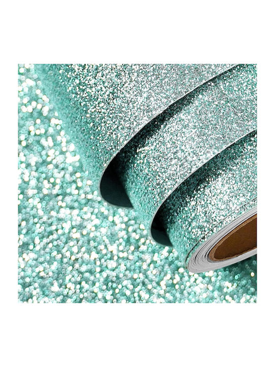 Self-adhesive Decorative Furniture Wallpaper Film 40cm X 6m Glitter Green Self-adhesive Decorative Furniture Wallpaper Film 40cm X 6m Glitter Green