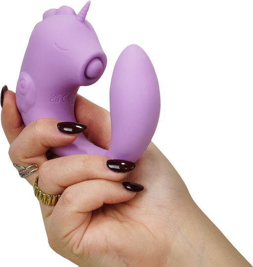 IntoYou C-Horse Doppelter Vibrator mit Fernbedienung 15cm Marina Lilac