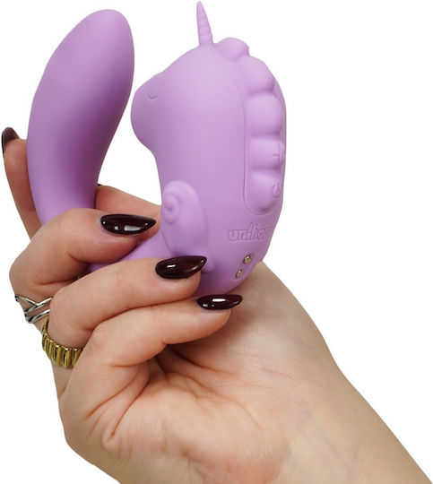 IntoYou C-Horse Doppelter Vibrator mit Fernbedienung 15cm Marina Lilac