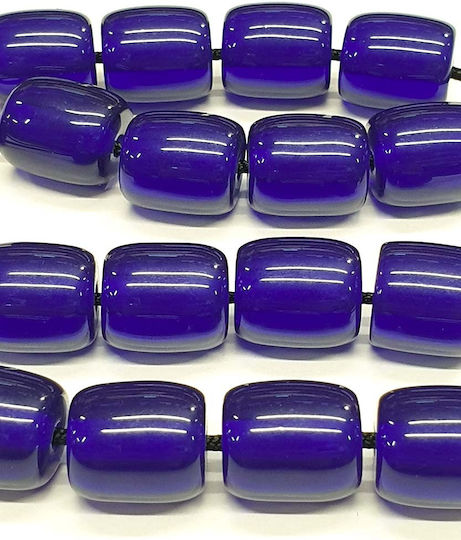 Roloi Komboloi Resin Worry Beads with 17 Beads Blue 30cm