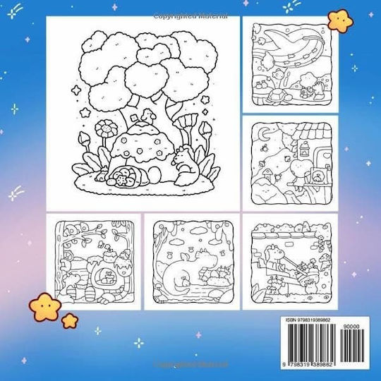 Coco Wyo Lala Friends Colouring Book Adults Teens Featuring Dreamy Characters In Imagined Worlds