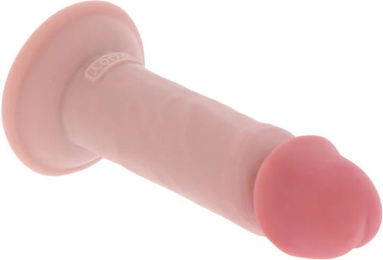 Get Real Deluxe Glass Dildo With Suction Cup Flesh