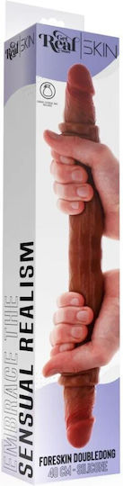 Get Real Διπλό Dildo Καφέ 40cm
