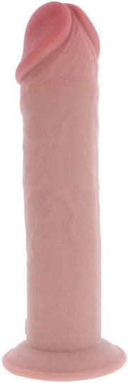 Get Real Deluxe Glass Dildo With Suction Cup Flesh