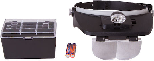 Magnifying Lens Headband Zeno Vizor H3 1.2x-3.5x Led
