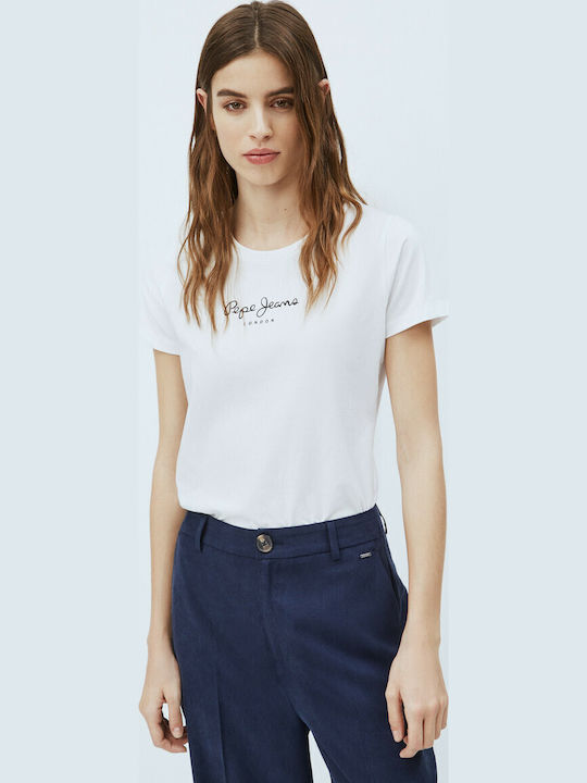 Virginia Bluza Damă Tricou Alb