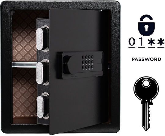 Сейф Размери Д40xШ36xВ30см с Тегло 10.31кг SF00007