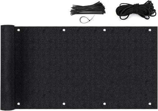 CM Plasă / Material de Umbrire Negru 0.75x3m 220gr/m²