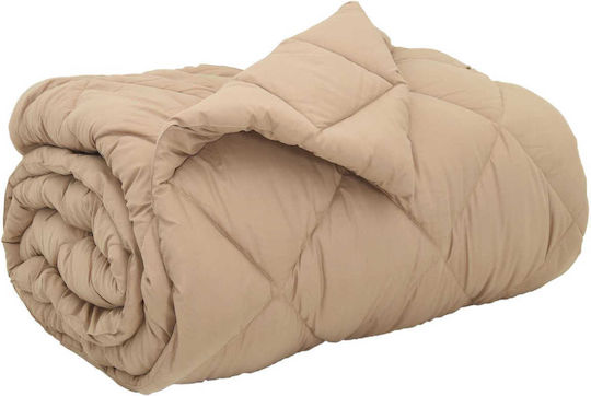 vidaXL Παπλωματοθήκη Μονή 135x200 Taupe
