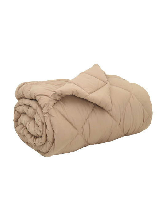 vidaXL Husă de Pilotă Single 135x220 Taupe