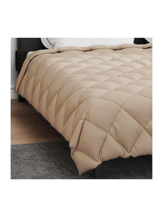 vidaXL Плик за Завивка Кинг Сайз 220x240 Taupe