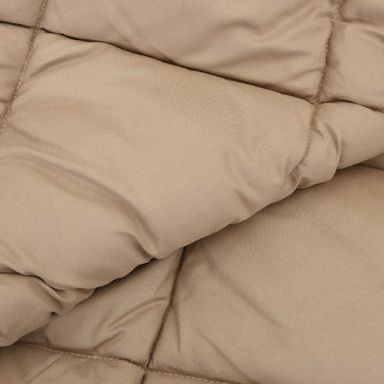 vidaXL Παπλωματοθήκη Υπέρδιπλη 240x260 Taupe