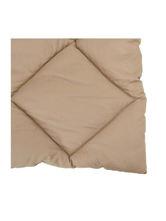 vidaXL Плик за Завивка Кинг Сайз 220x260 Taupe
