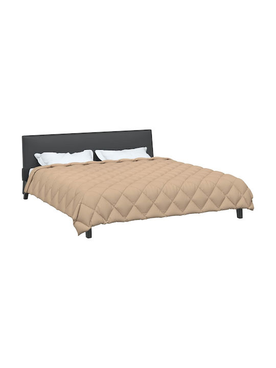 vidaXL Плик за Завивка Кинг Сайз 240x260 Taupe