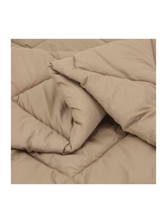 vidaXL Плик за Завивка Двоен 200x220 Taupe