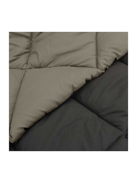 vidaXL Doppeldecke 200x140cm Hellgrau, Anthrazit