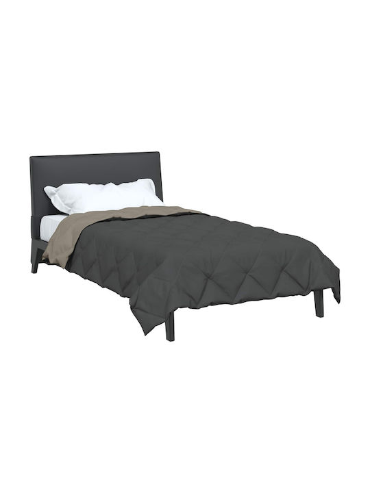 vidaXL Doppeldecke 200x140cm Hellgrau, Anthrazit