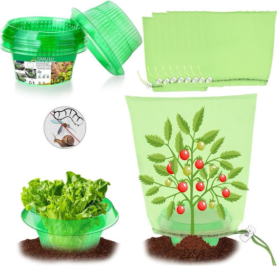 Set 20 Gulere 20 Plase Protecție Plante Împotriva Melcilor Insectelor