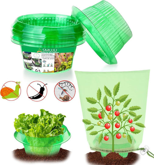 Set 25 Collars 25 Nets Plant Protection Against Slugs Insects