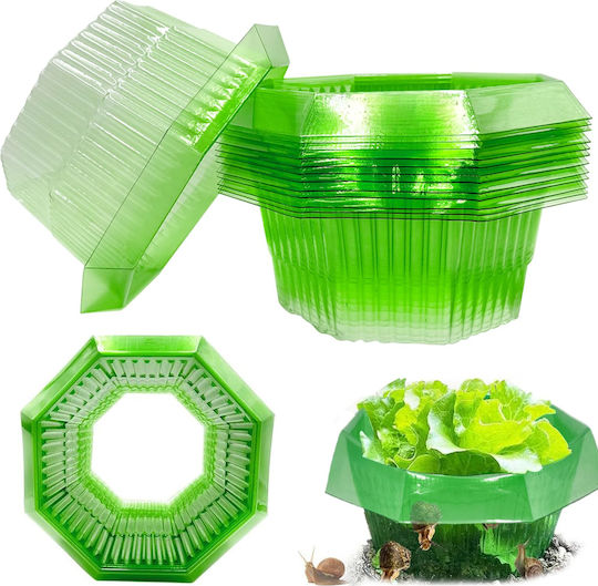 Transparente Anti-Schneckenringe 30 Stück Ø 24 cm Wiederverwendbar